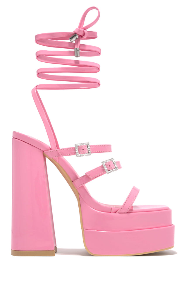 Load image into Gallery viewer, Pink Embellished Heel 
