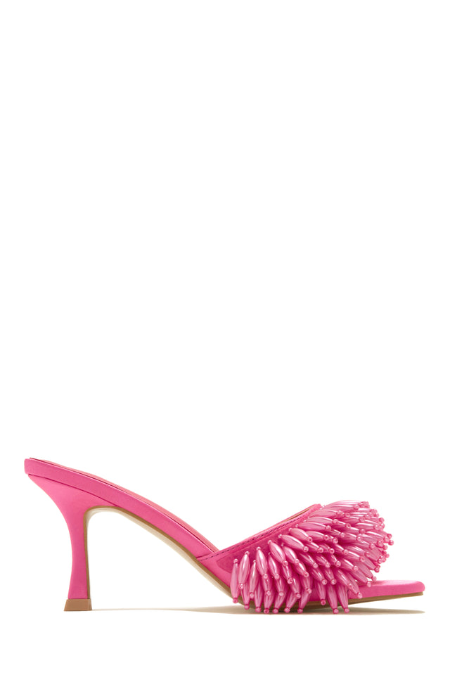 Load image into Gallery viewer, Beaded Pink Mules

