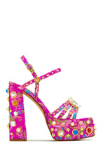 Load image into Gallery viewer, Pink Platform High Heels

