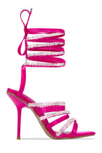 Load image into Gallery viewer, Pink Embellished Single Sole Heels 
