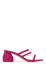 Load image into Gallery viewer, Nora Block Mid Heel Mules - Nude
