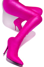 Load image into Gallery viewer, Pink Boots And Leggings All In One
