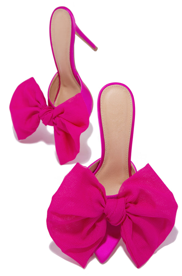 Load image into Gallery viewer, Pink Heel With Open Pointed Toe 
