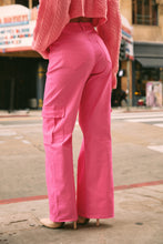 Load image into Gallery viewer, Cargo Pink Twill Cargos
