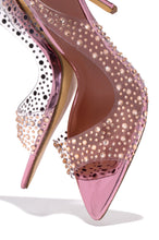 Load image into Gallery viewer, Embellished Pink Heels
