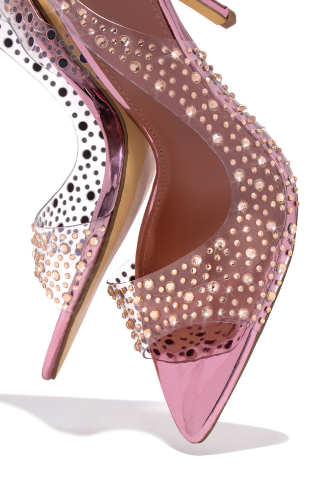 Load image into Gallery viewer, Embellished Pink Heels
