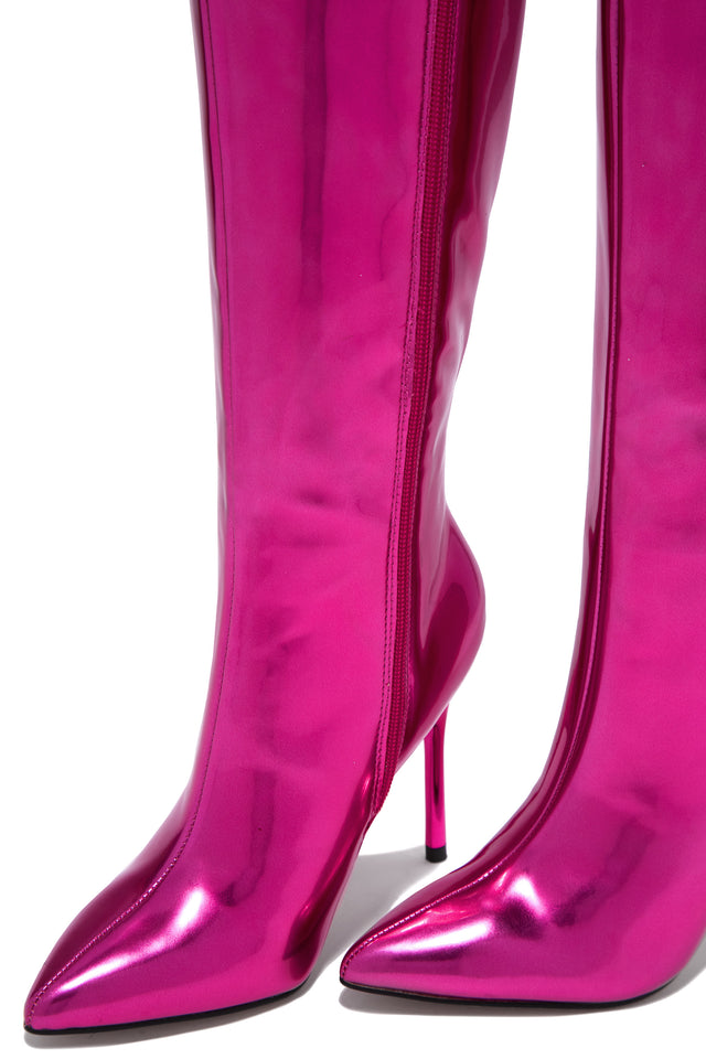 Load image into Gallery viewer, pink pointed to boots 
