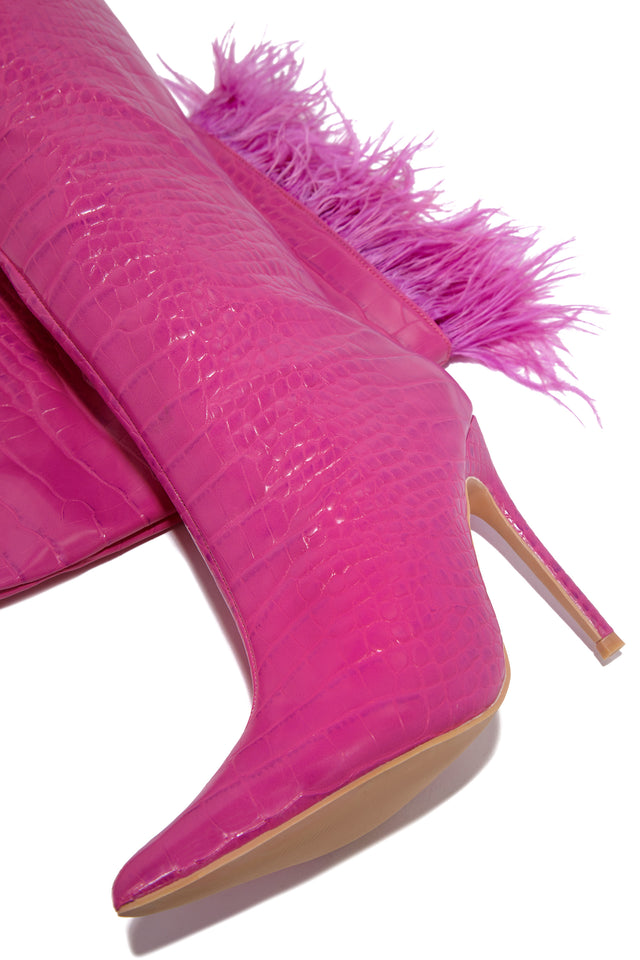 Load image into Gallery viewer, Pink Pointed Toe Boots 
