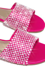 Load image into Gallery viewer, Pink Faux Satin Sandals 
