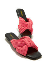 Load image into Gallery viewer, gorgeous black and pink slip sandal for all spring outfits 
