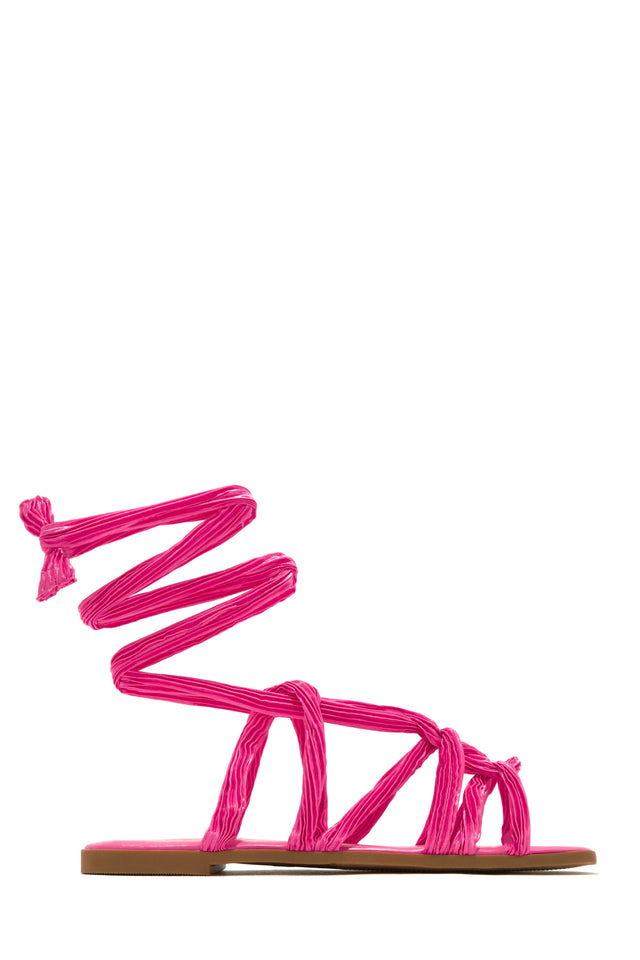 Load image into Gallery viewer, Bora Bora Lace Up Sandals - Orange
