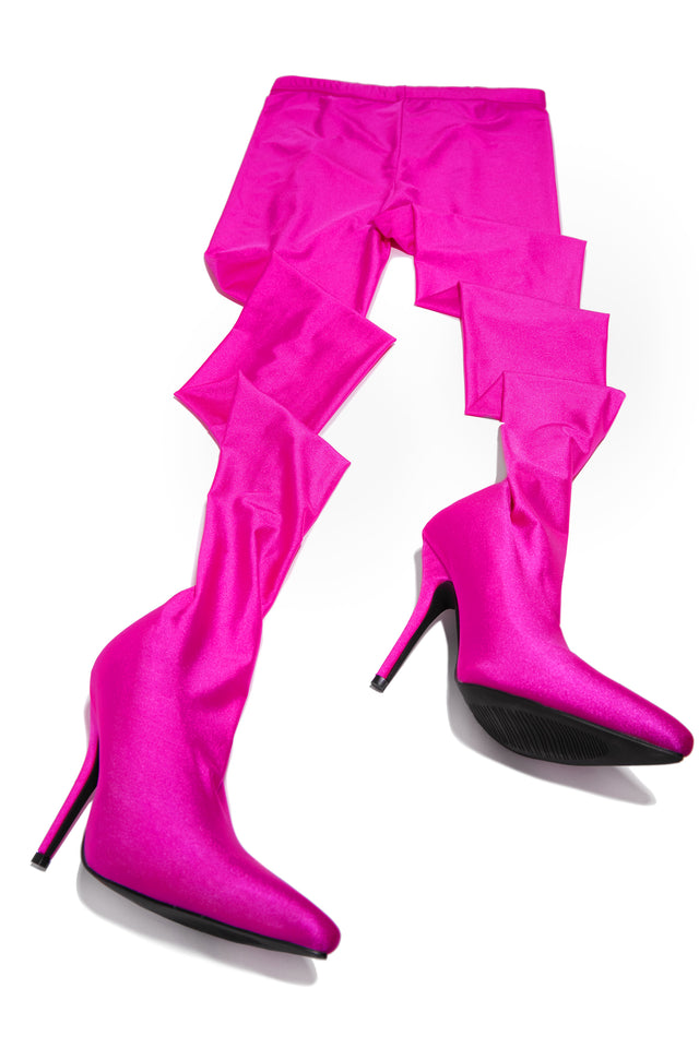 Load image into Gallery viewer, Pink All In One Legging Boots 
