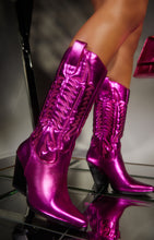 Load image into Gallery viewer, Model Wearing Pink Boots

