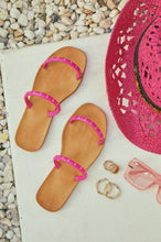 Load image into Gallery viewer, Pink Slip On Sandals
