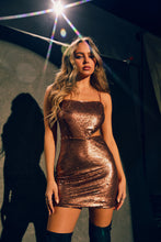 Load image into Gallery viewer, Embellished Mini Dress
