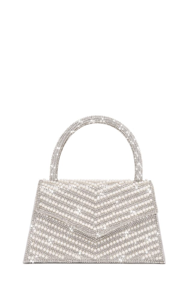 Load image into Gallery viewer, Silver Tone Top Handle Bag
