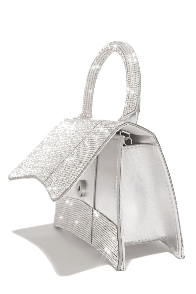 Load image into Gallery viewer, Silver-Tone Crossbody Handbag
