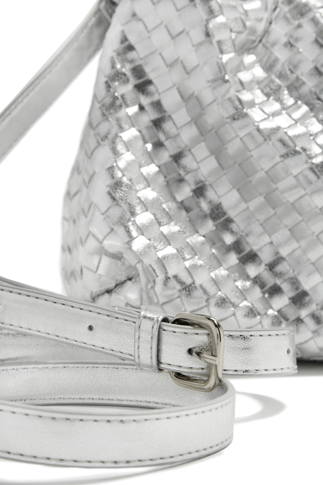 Load image into Gallery viewer, Silver Metallic Bag

