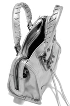 Load image into Gallery viewer, Silver Bag With Detailed Handles 
