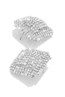 Silver Push Back Earring