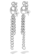 Load image into Gallery viewer, Silver Chain Earring
