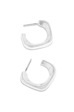 Load image into Gallery viewer, Silver Hoop Earrings
