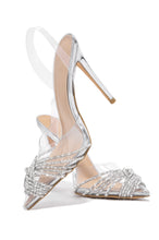 Load image into Gallery viewer, Silver Clear Pump 
