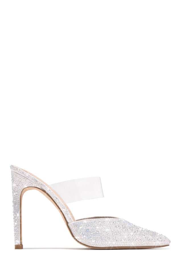 Load image into Gallery viewer, Silver Embellished Heel 
