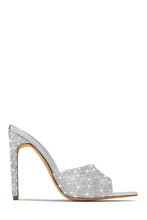 Load image into Gallery viewer, Silver-Tone Mules
