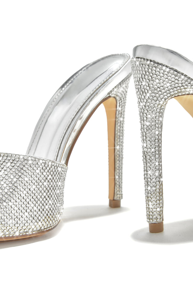 Load image into Gallery viewer, Silver High Heels
