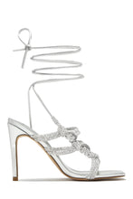 Load image into Gallery viewer, Silver Metallic Bridal Heels
