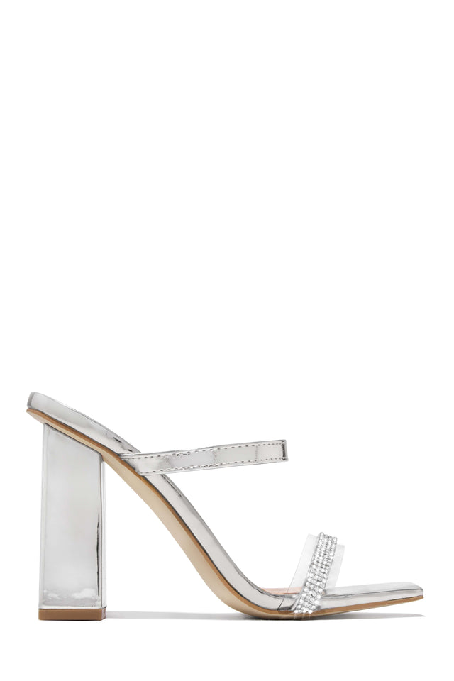 Load image into Gallery viewer, Silver-Tone Heels
