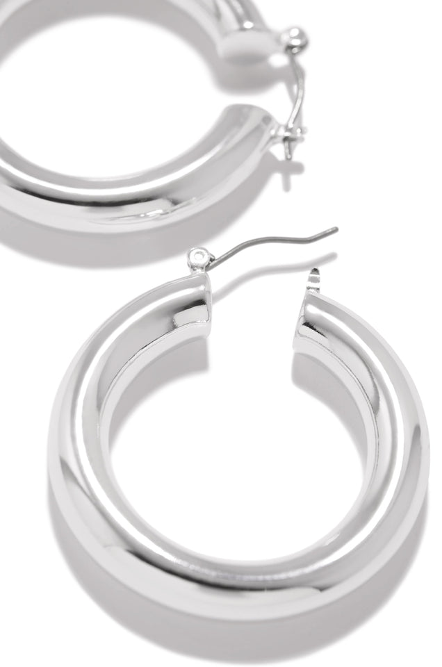 Load image into Gallery viewer, Latched Hook Hoop Earrings
