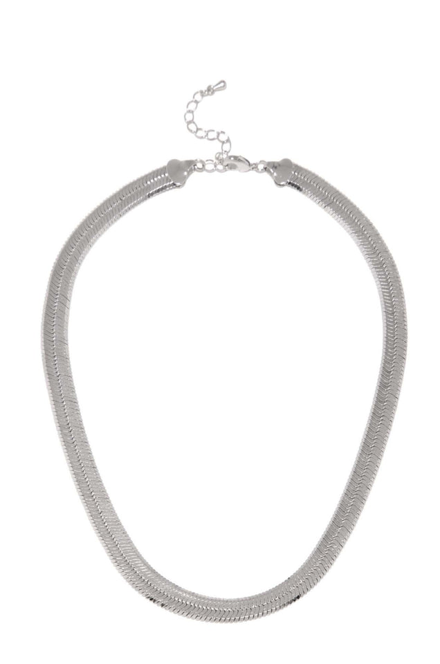 Load image into Gallery viewer, Nicol Snake Chain Necklace - Silver
