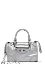 Load image into Gallery viewer, Silver-Tone Crossbody Handbag
