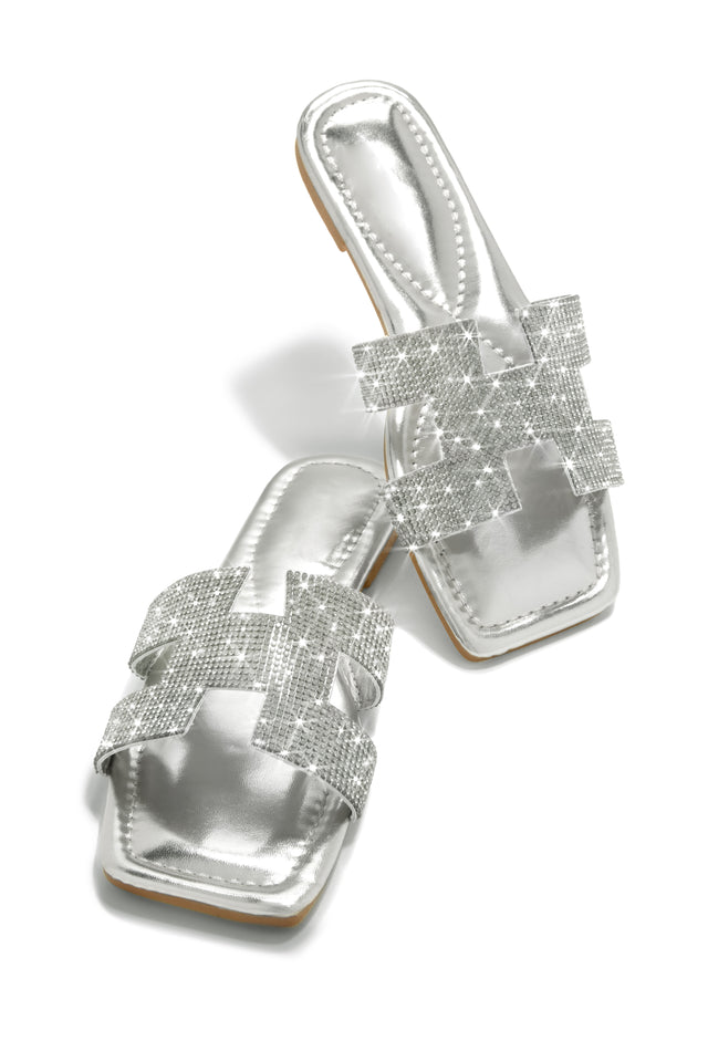 Load image into Gallery viewer, Silver Sandals
