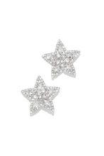 Load image into Gallery viewer, Festival Silver Star Earrings
