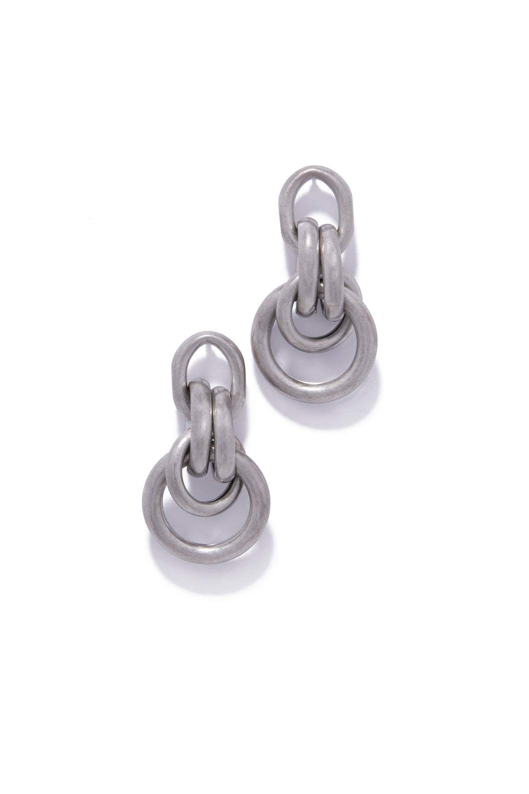 Kenya Chain Link Earring - Silver