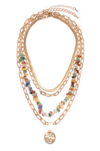 Load image into Gallery viewer, Gold Tone Layered Necklace
