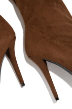 Load image into Gallery viewer, Guilt Trip Heel Ankle Boots - Mocha

