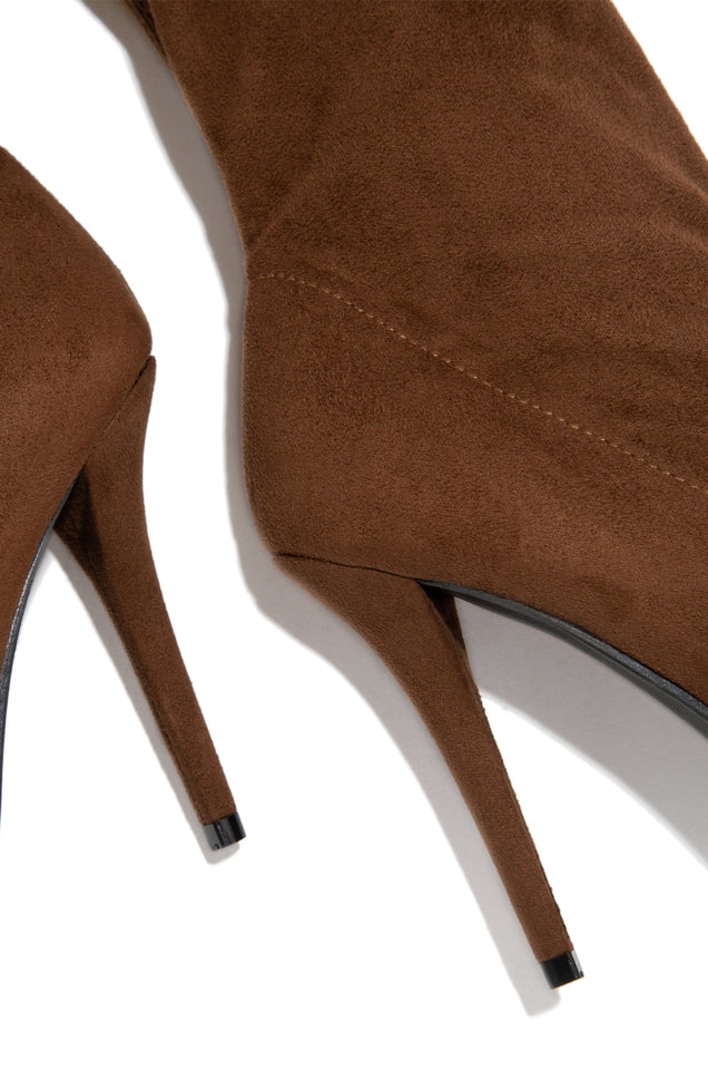 Load image into Gallery viewer, Guilt Trip Heel Ankle Boots - Mocha
