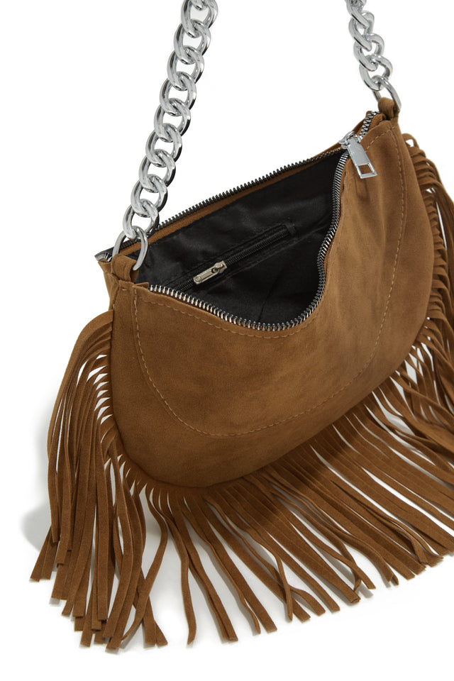 Load image into Gallery viewer, Silver Chain Shoulder Bag with Zipper Closure
