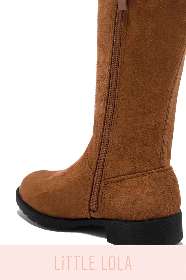 Load image into Gallery viewer, Tan Faux Suede Boot
