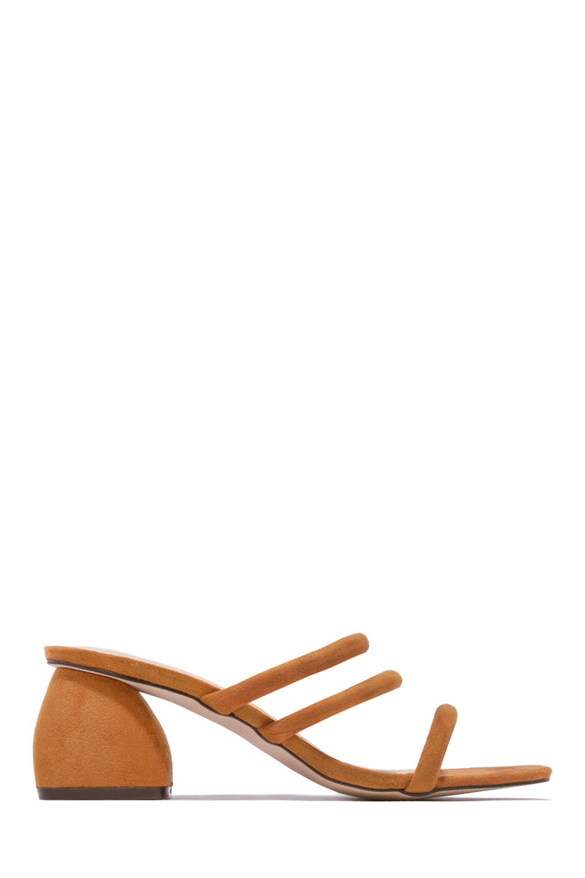 Load image into Gallery viewer, Nora Block Mid Heel Mules - Nude
