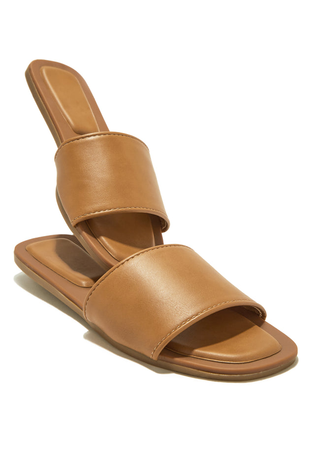 Load image into Gallery viewer, Tan Slide Sandals
