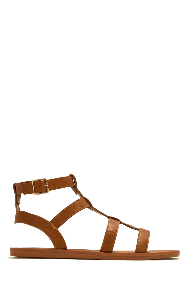 Load image into Gallery viewer, Resort Sun Caged Flat Sandals - Black

