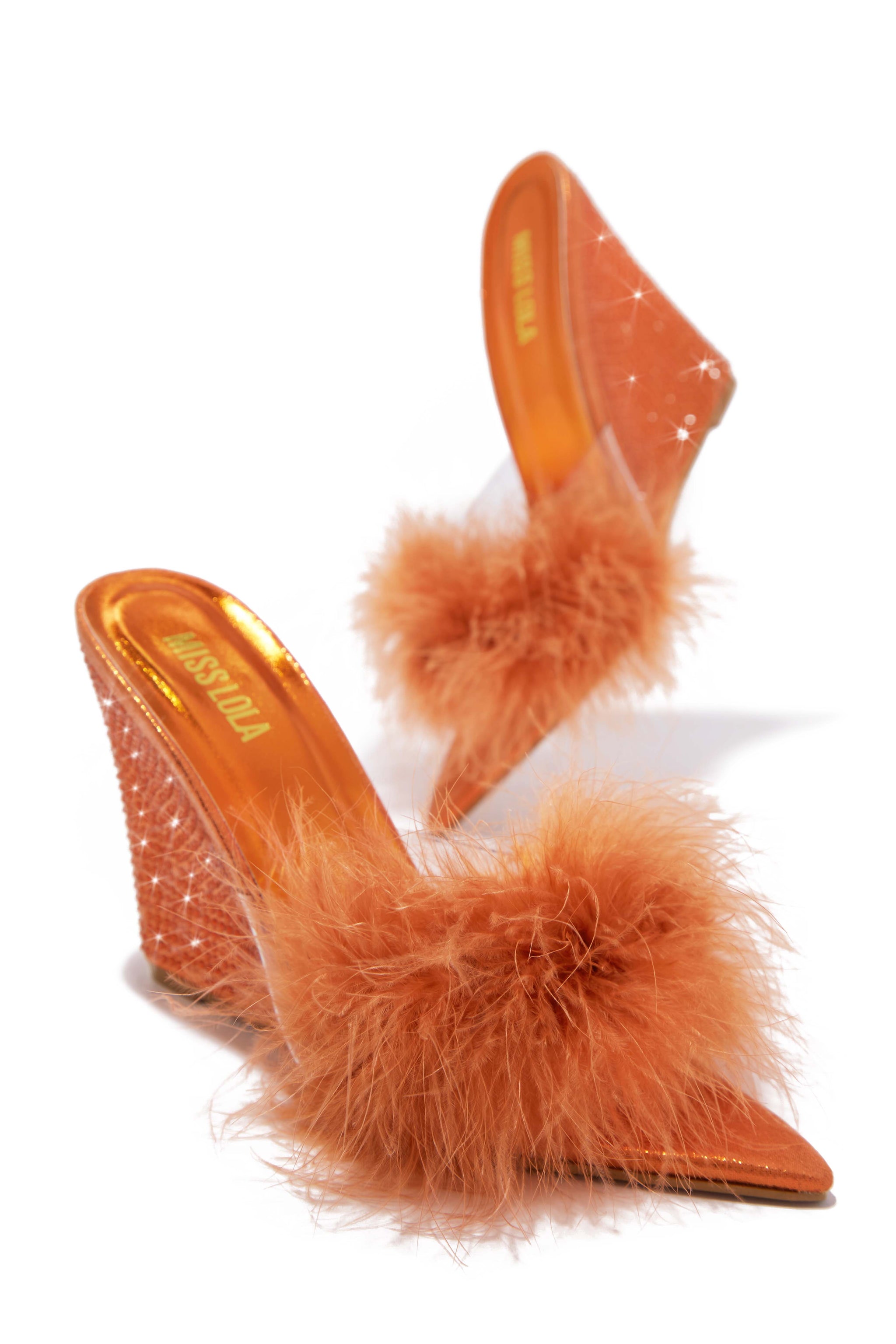 Orange shoes wedges 2025