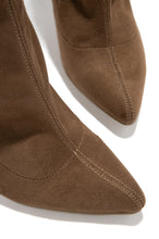 Load image into Gallery viewer, Guilt Trip Heel Ankle Boots - Taupe
