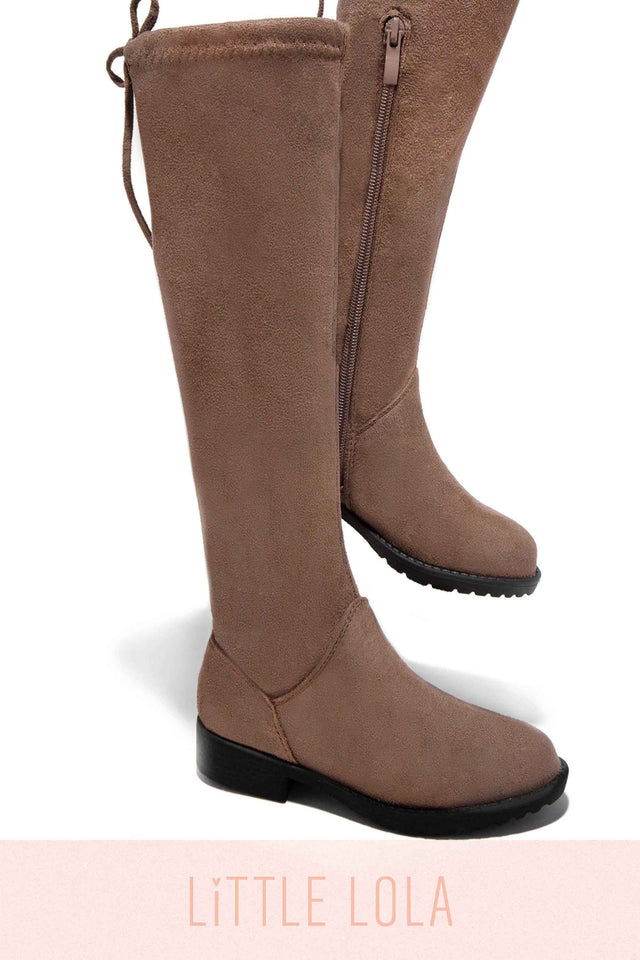 Load image into Gallery viewer, Taupe Knee High Boots 
