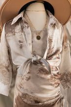 Load image into Gallery viewer, Nude Tie Dye Kids Long Sleeve Top
